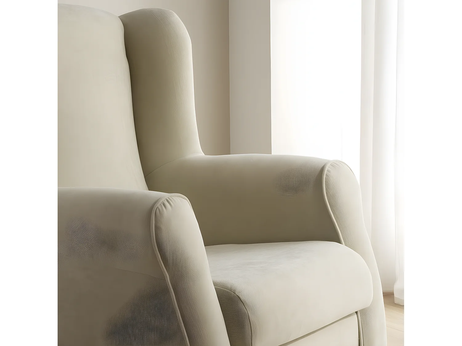 Poltrona legno, truciolato, schiuma pu, tessuto Verde 80x100