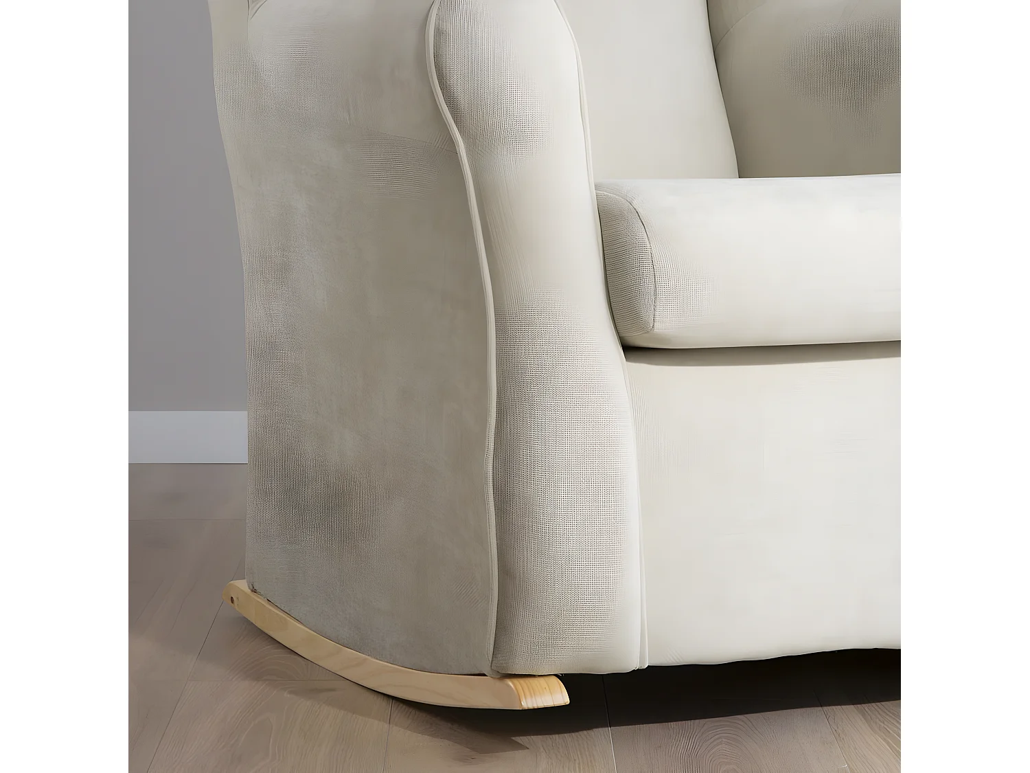 Poltrona legno, truciolato, schiuma pu, tessuto Verde 80x100