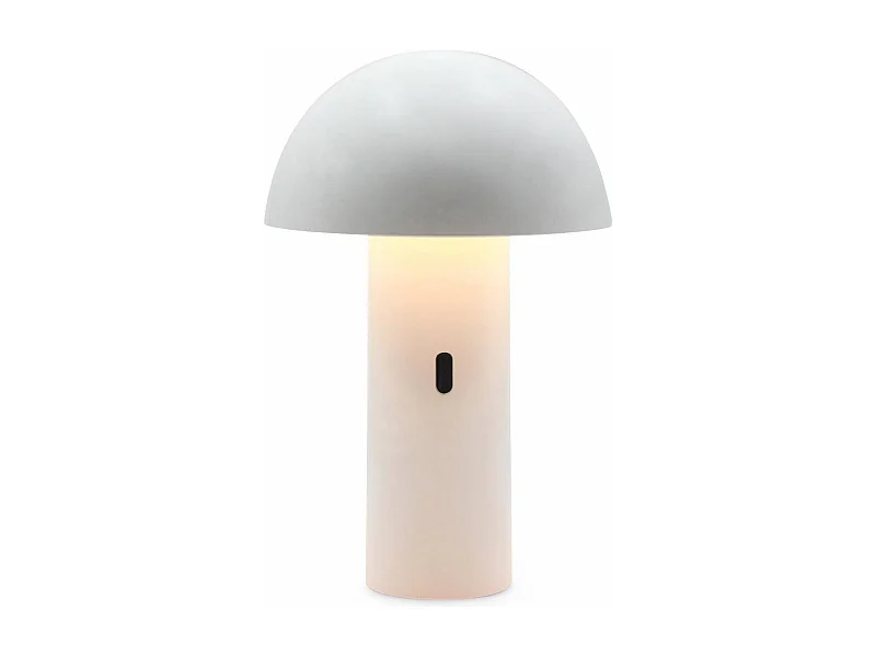 Lámpara de sobremesa con cabezal ajustable para interior blanco