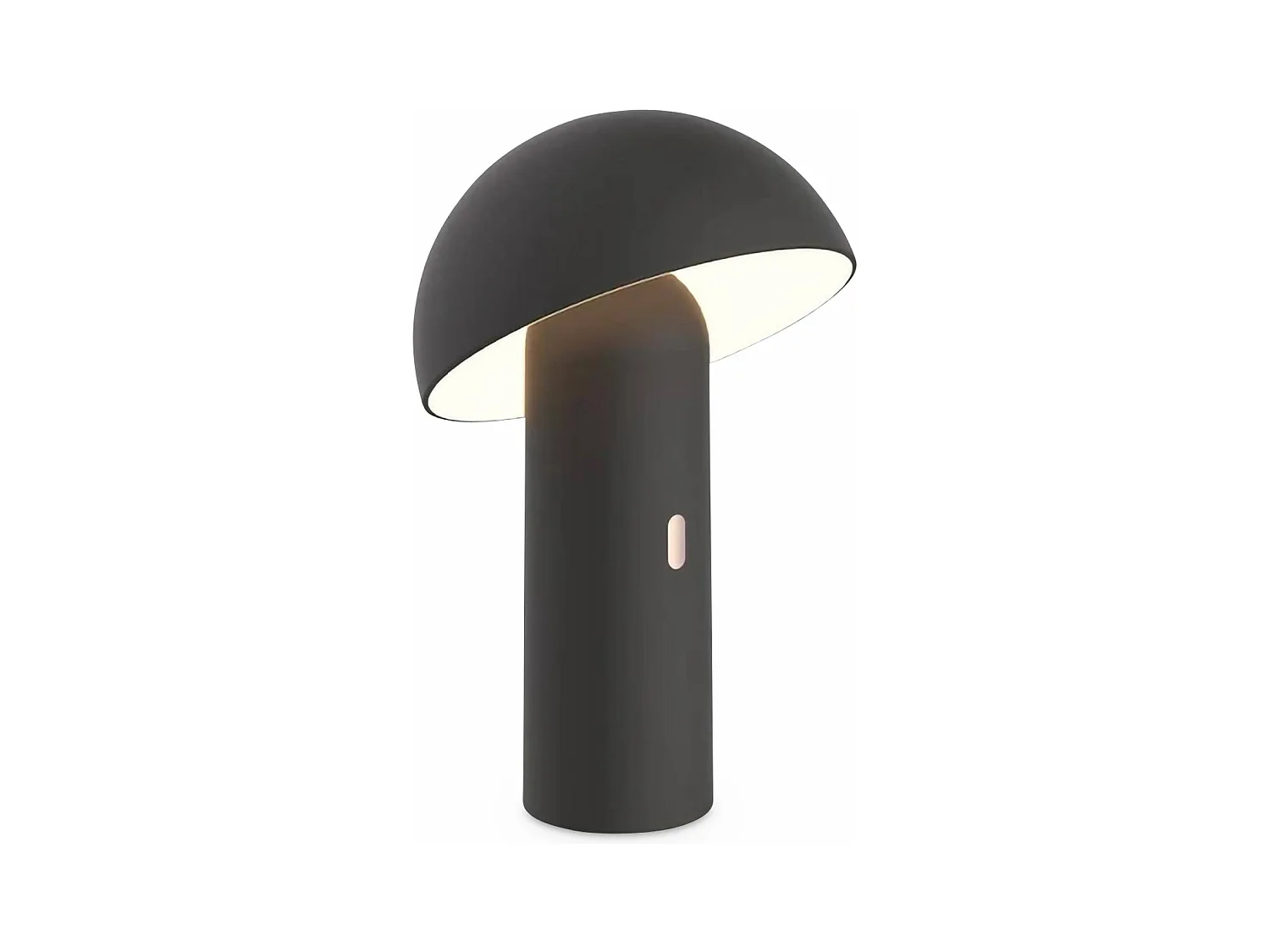 Lampe à poser sans fil nomade à tête orientable noire H 28cm. intérieur / extérieur