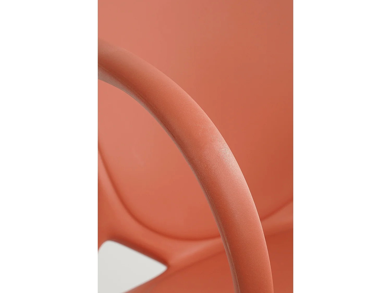 Chaise de jardin en polypropylène - 56 x 56.5 x 80 - Saumon - NEBRASKA