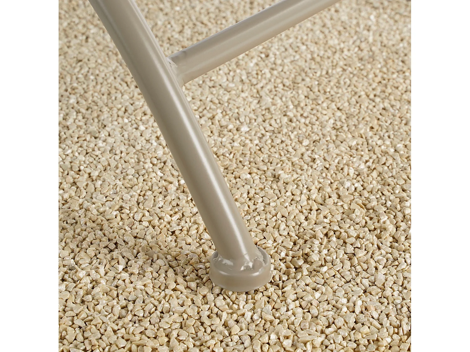 Tuin bistroset van ijzer - 60 x 60 x 74,5 - Bruin - EVITA