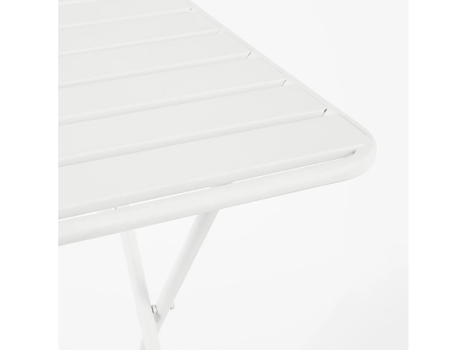 Tuin bistroset van ijzer - 60 x 60 x 74,5 - Wit - EVITA