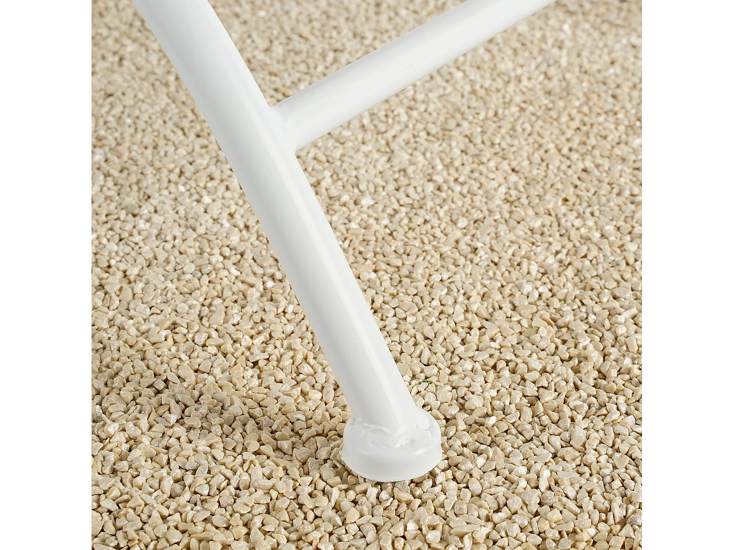 Tuin bistroset van ijzer - 60 x 60 x 74,5 - Wit - EVITA