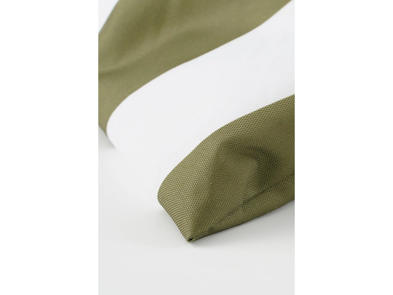 Zitzak van polyester - 140 x 95 x 95 - Groen, wit - RISSY