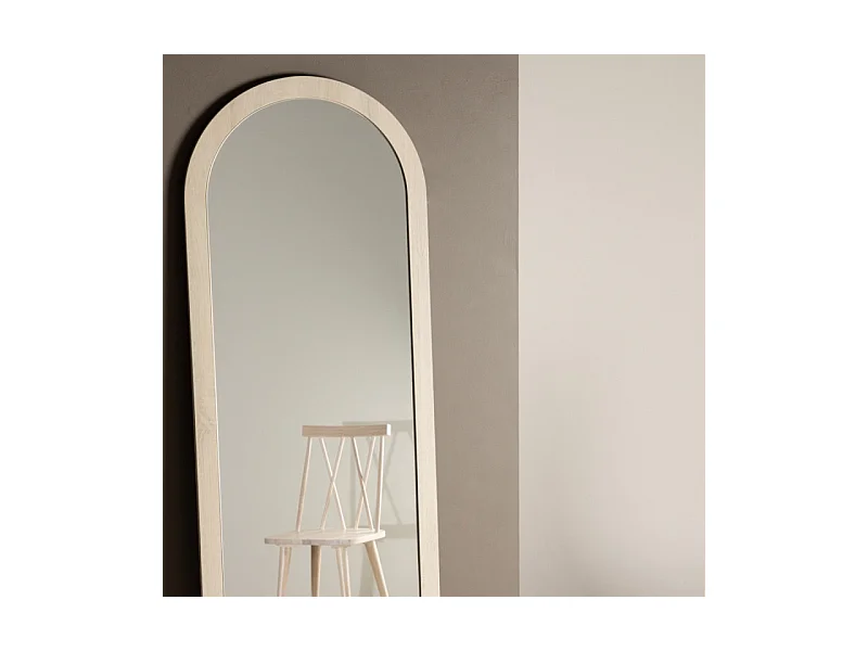 Memphis spiegel vloer 60x193 cm whitewash.
