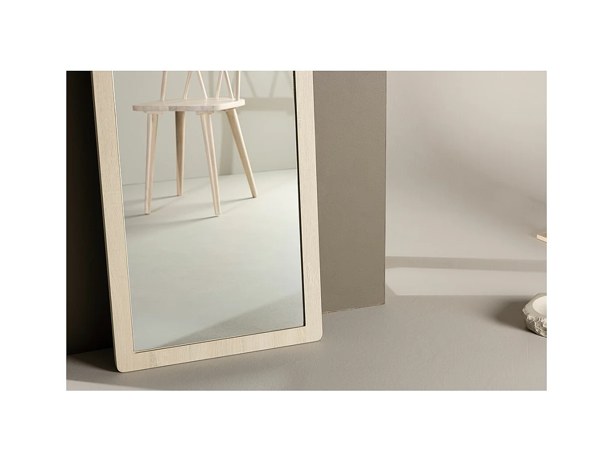 Memphis spiegel vloer 60x193 cm whitewash.