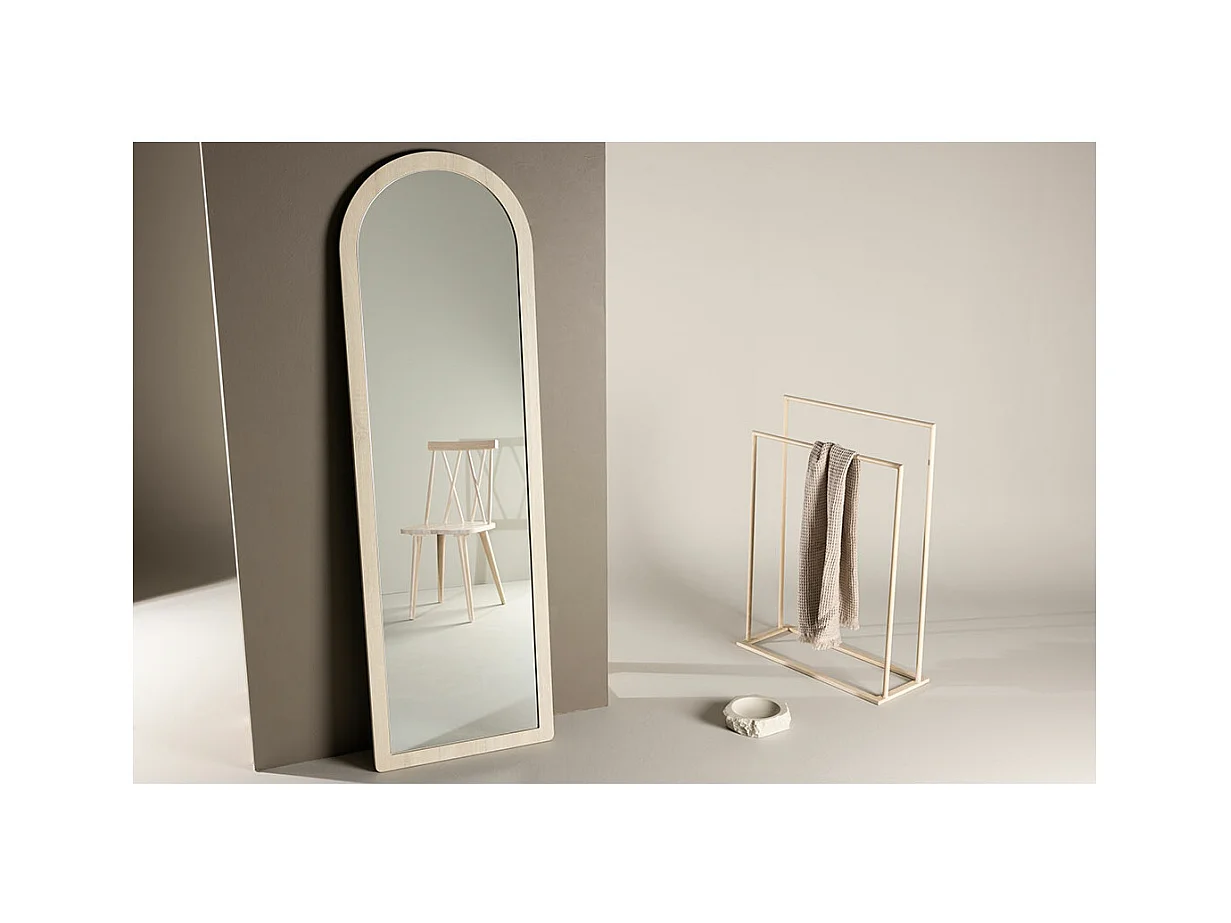 Memphis spiegel vloer 60x193 cm whitewash.