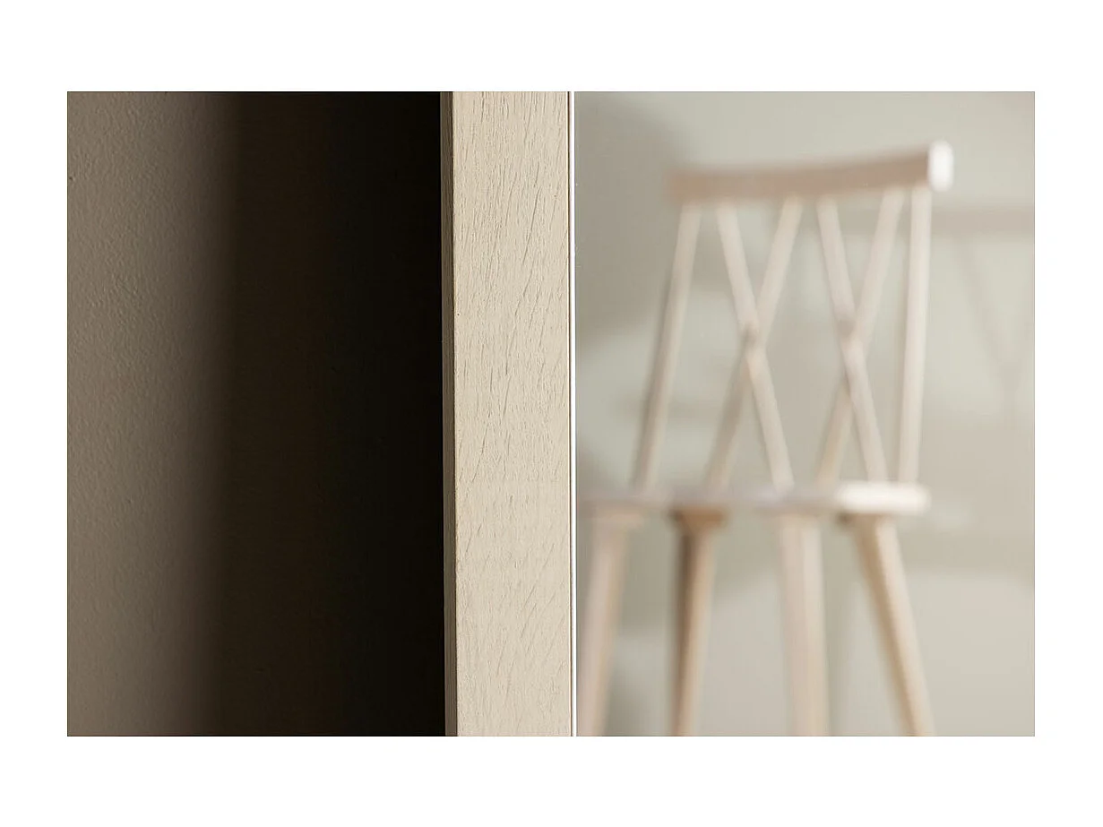 Miroir Mural Design "Memphis" 193cm Naturel