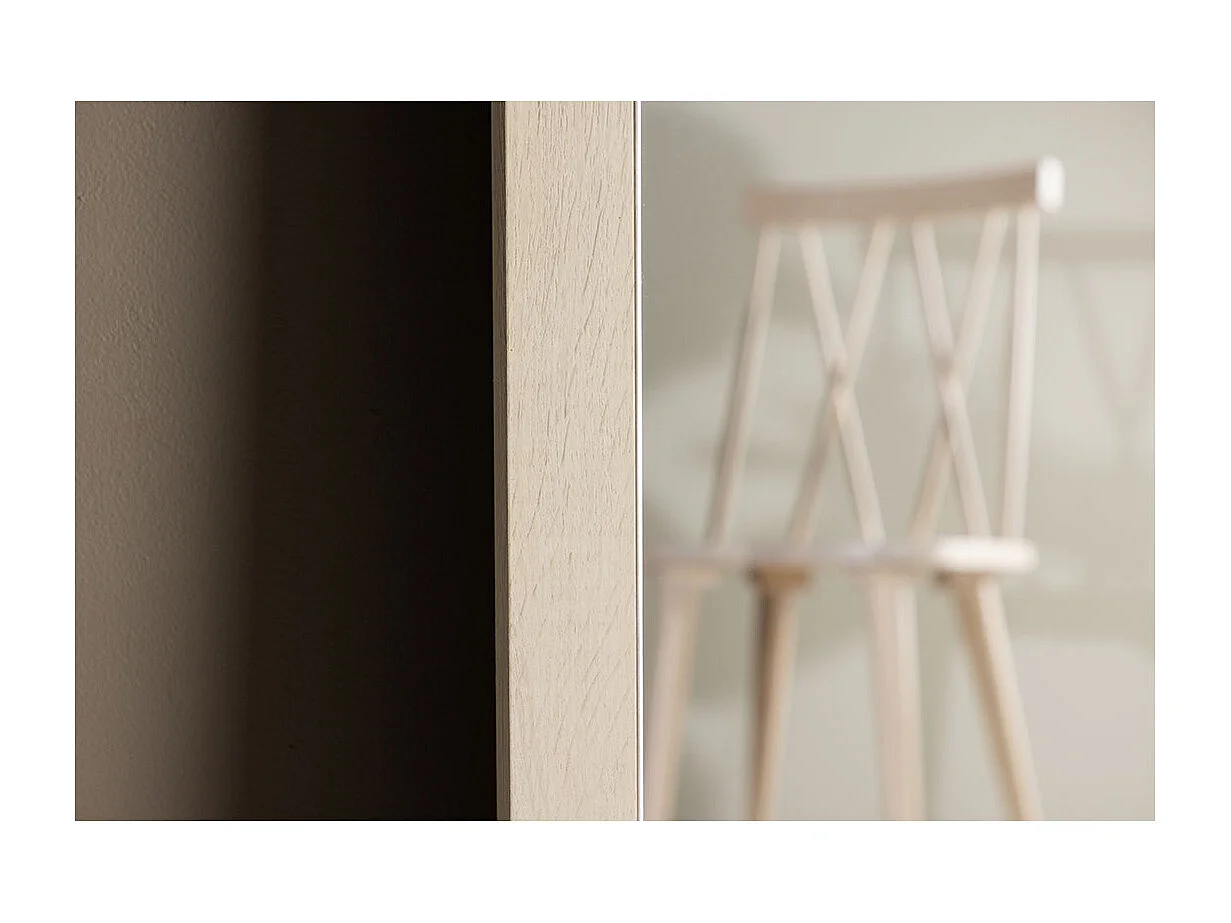 Memphis miroir sol 60x193 cm whitewash.