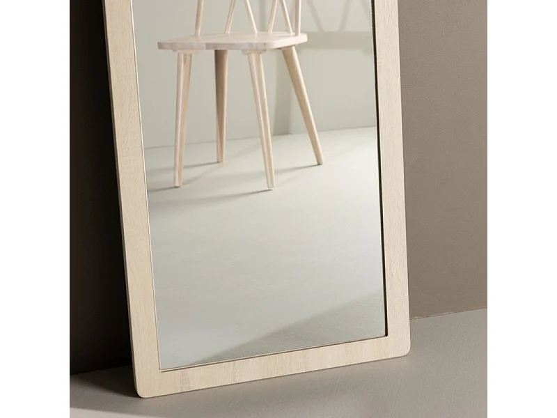 Memphis miroir sol 60x193 cm whitewash.