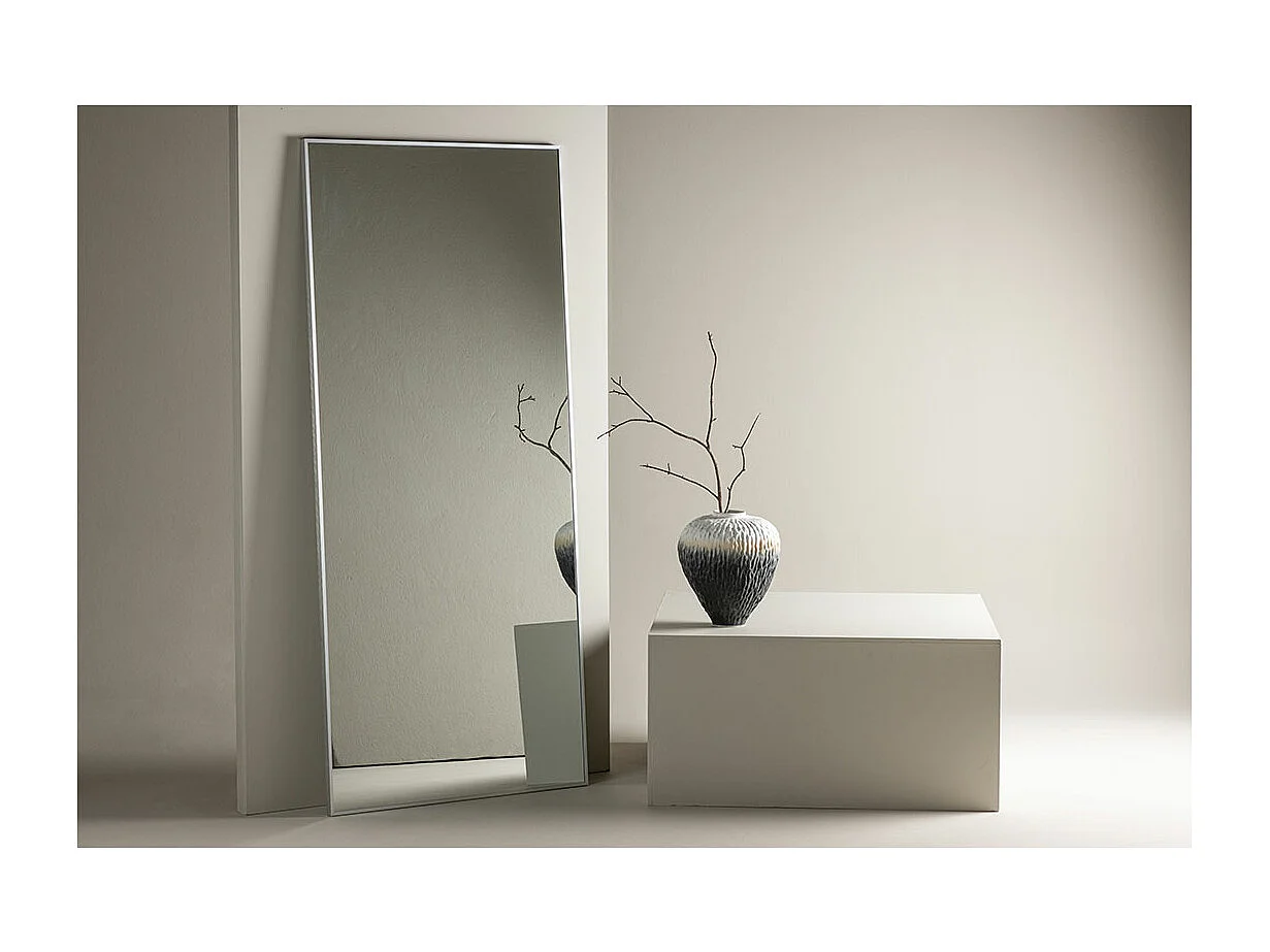 Orlando Spiegel Boden und Wand 85x190 cm silberfarben.