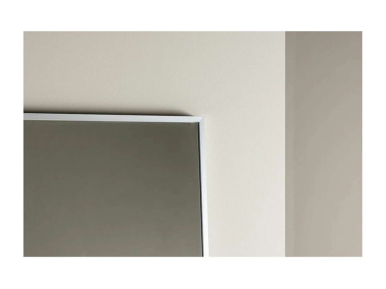 Orlando spiegel vloer en wand 85x190 cm zilverkleurig.