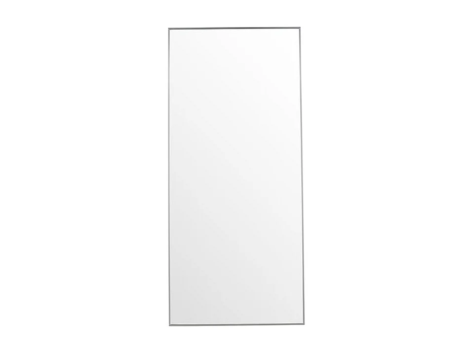 Orlando spiegel vloer en wand 85x190 cm zilverkleurig.
