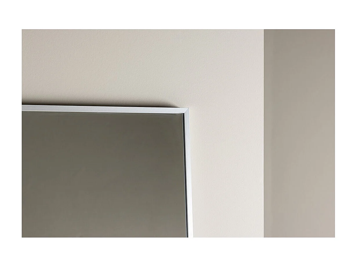 Orlando spiegel vloer en wand 85x190 cm zilverkleurig.