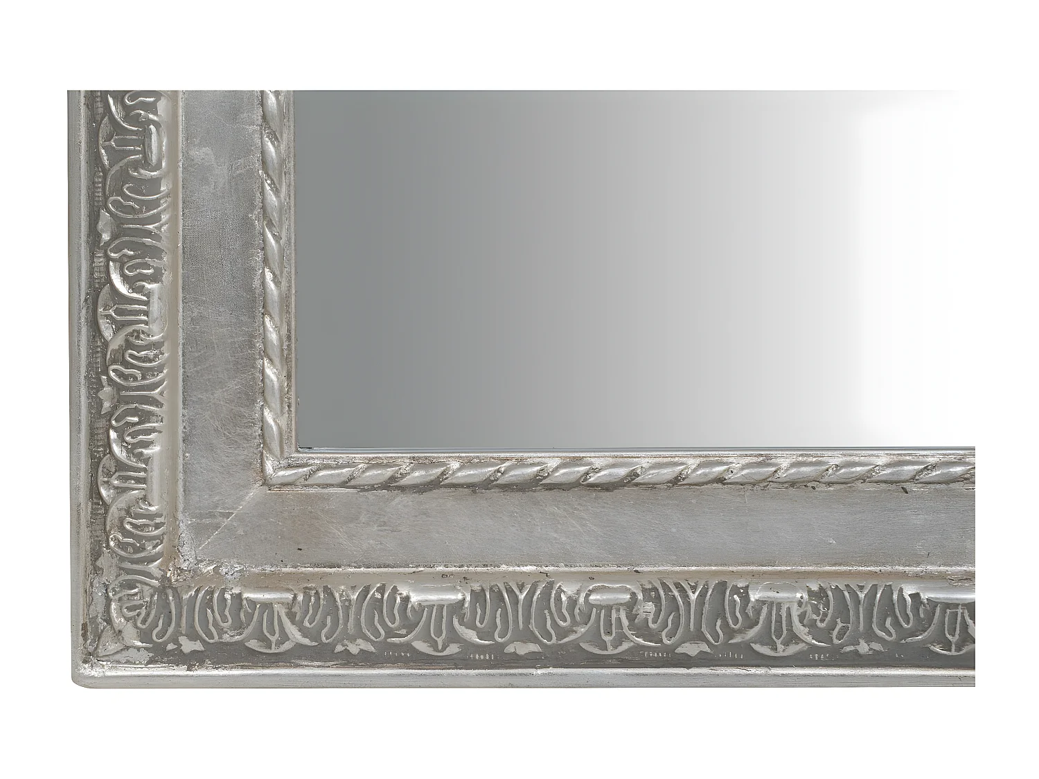 Miroir mural de salle de bain et de chambre - Miroir mural d'entrée avec crochets