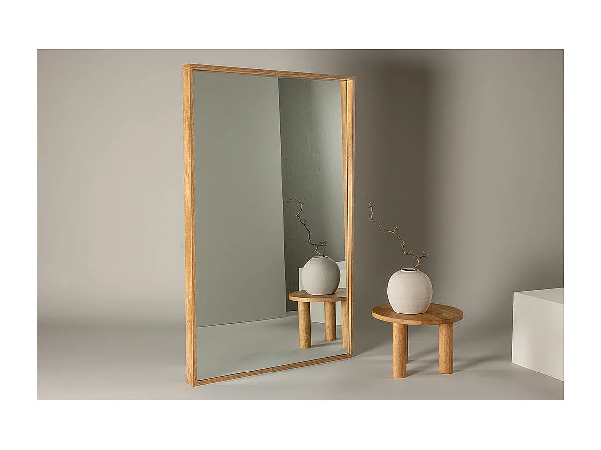 Miroir Mural Design "Nashville" 196cm Naturel