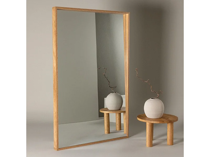 Miroir Mural Design "Nashville" 196cm Naturel