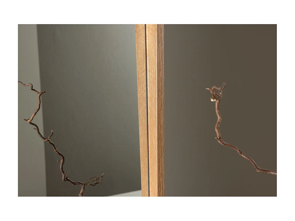 Miroir Mural Design "Nashville" 196cm Naturel