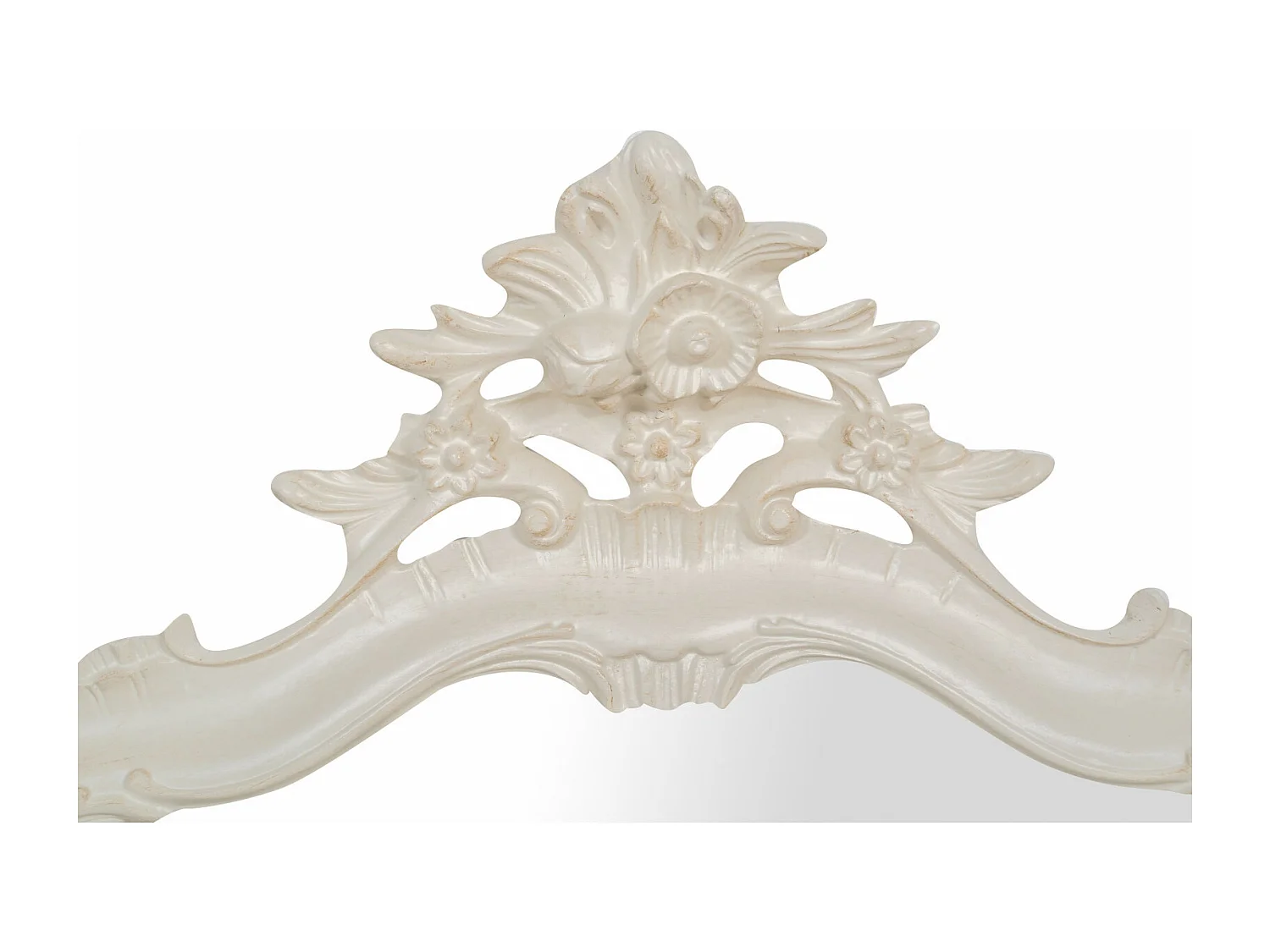 Miroir mural Shabby chic - Bois - 110x72 cm