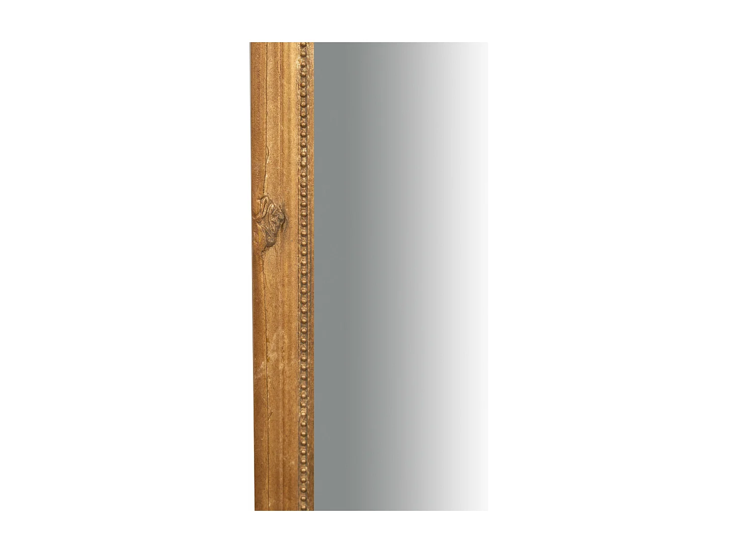 Miroir mural finition or antique - vertical/horizontal - Bois - 50x140 cm