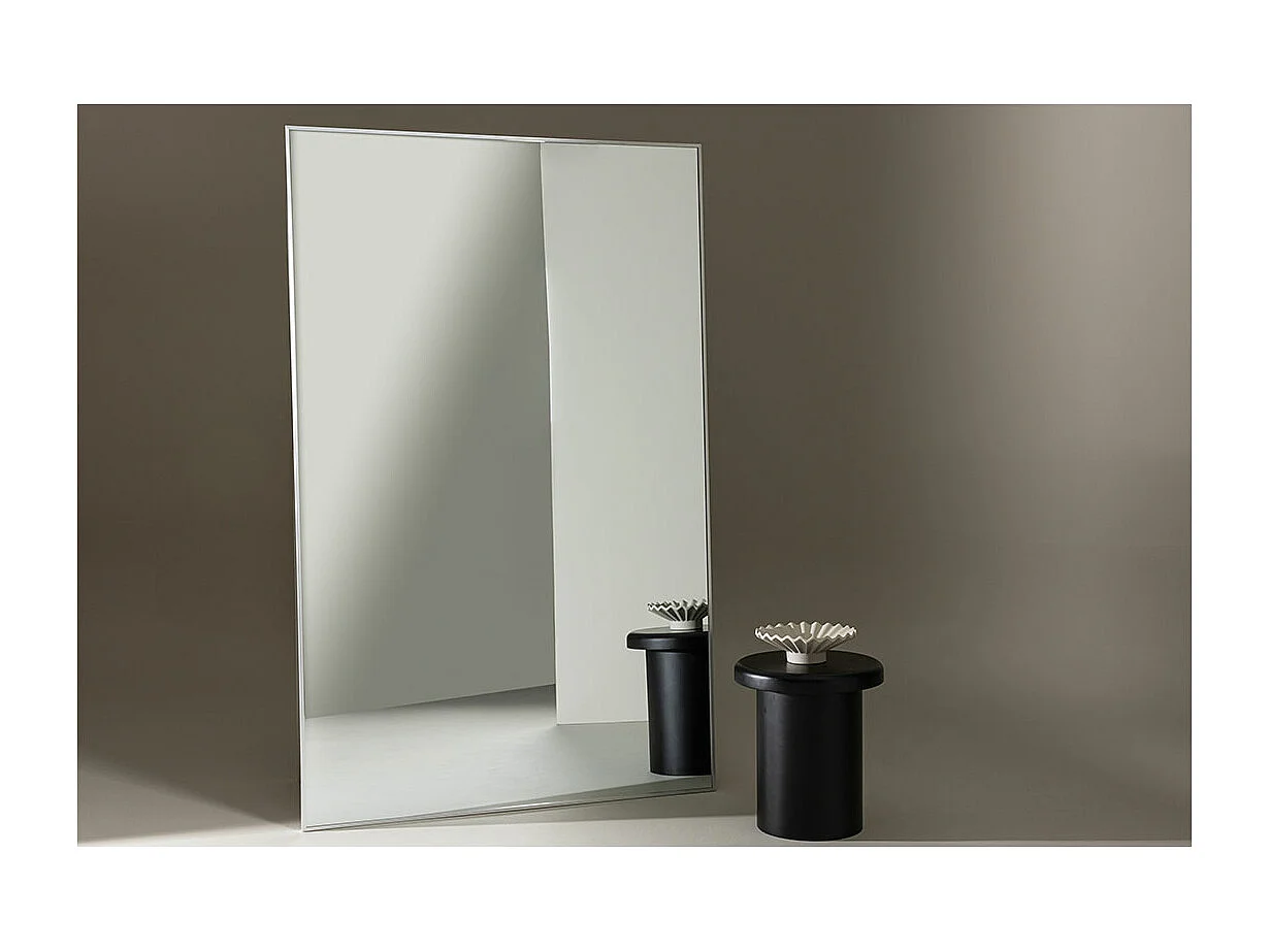 Miroir Design Large "Orlando" 190cm Argent