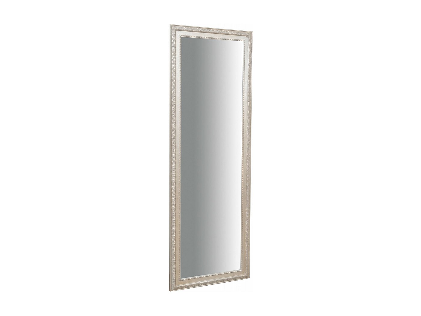 Miroir Mural Bois Feuille D'or 41 Cm – Art Déco Salle De Bain – Neuf