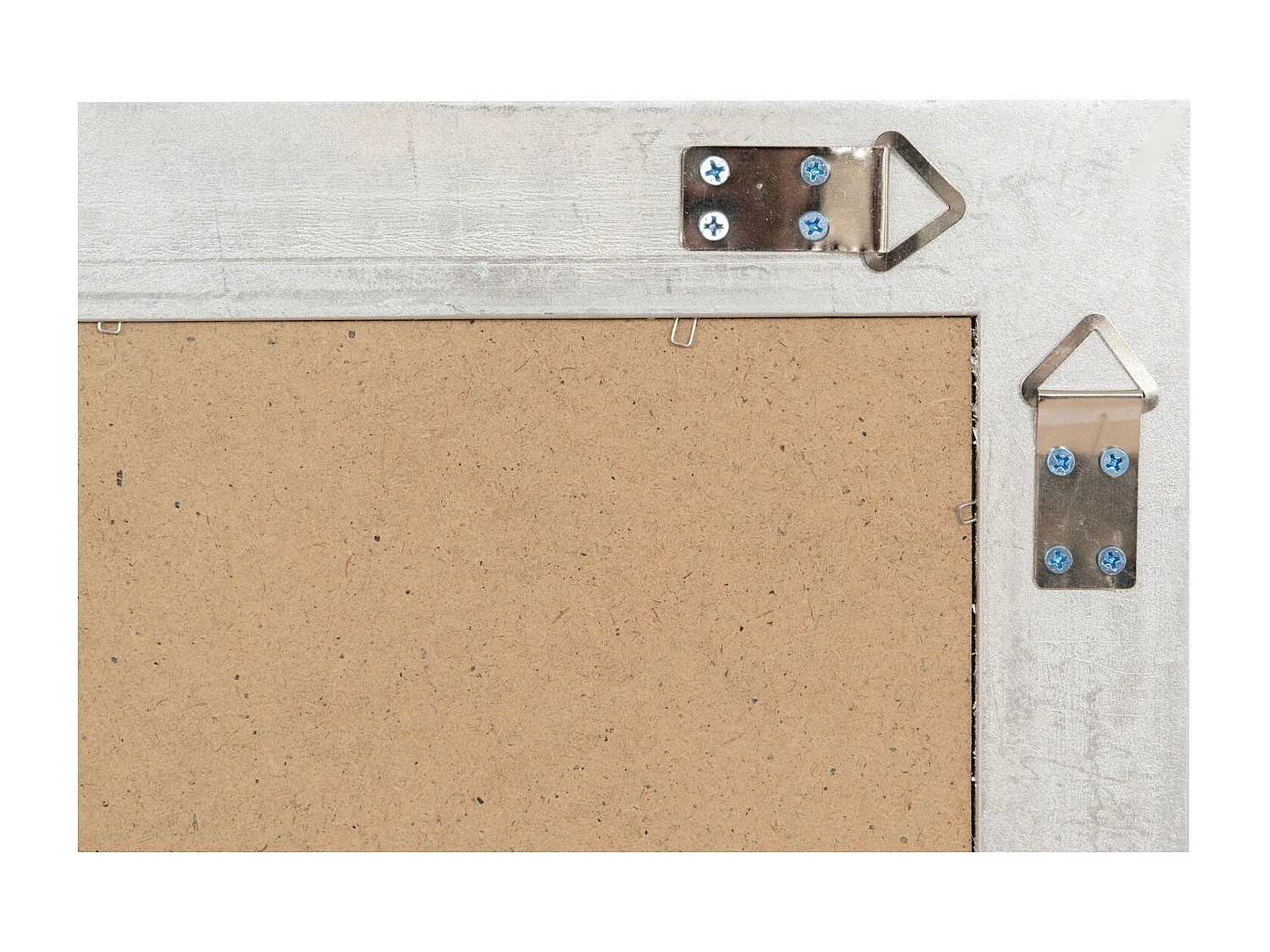 Miroir mural Mystique finition feuille d'argent - Bois - 50x140 cm