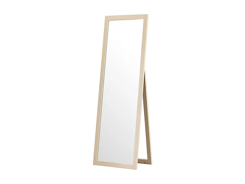 Miroir Design sur Pied "Sebring" 170cm Naturel