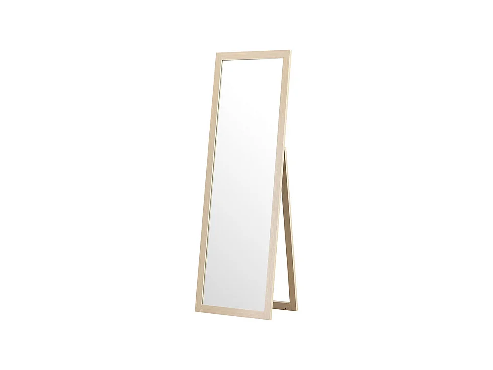 Miroir Design sur Pied "Sebring" 170cm Naturel