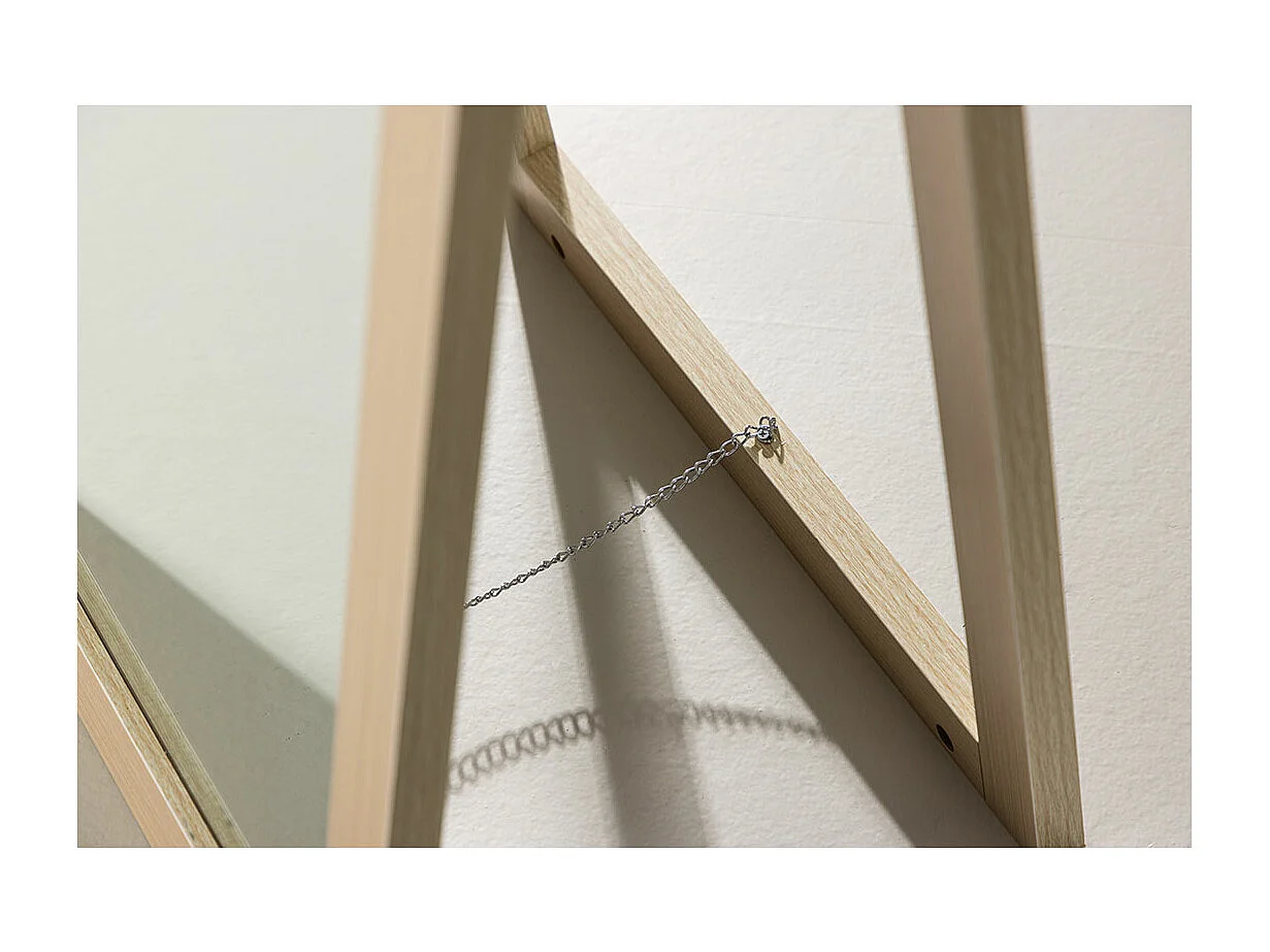 Sebring spiegel vloer 55x170 cm whitewash.