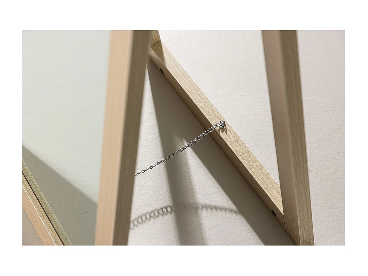 Miroir Design sur Pied "Sebring" 170cm Naturel