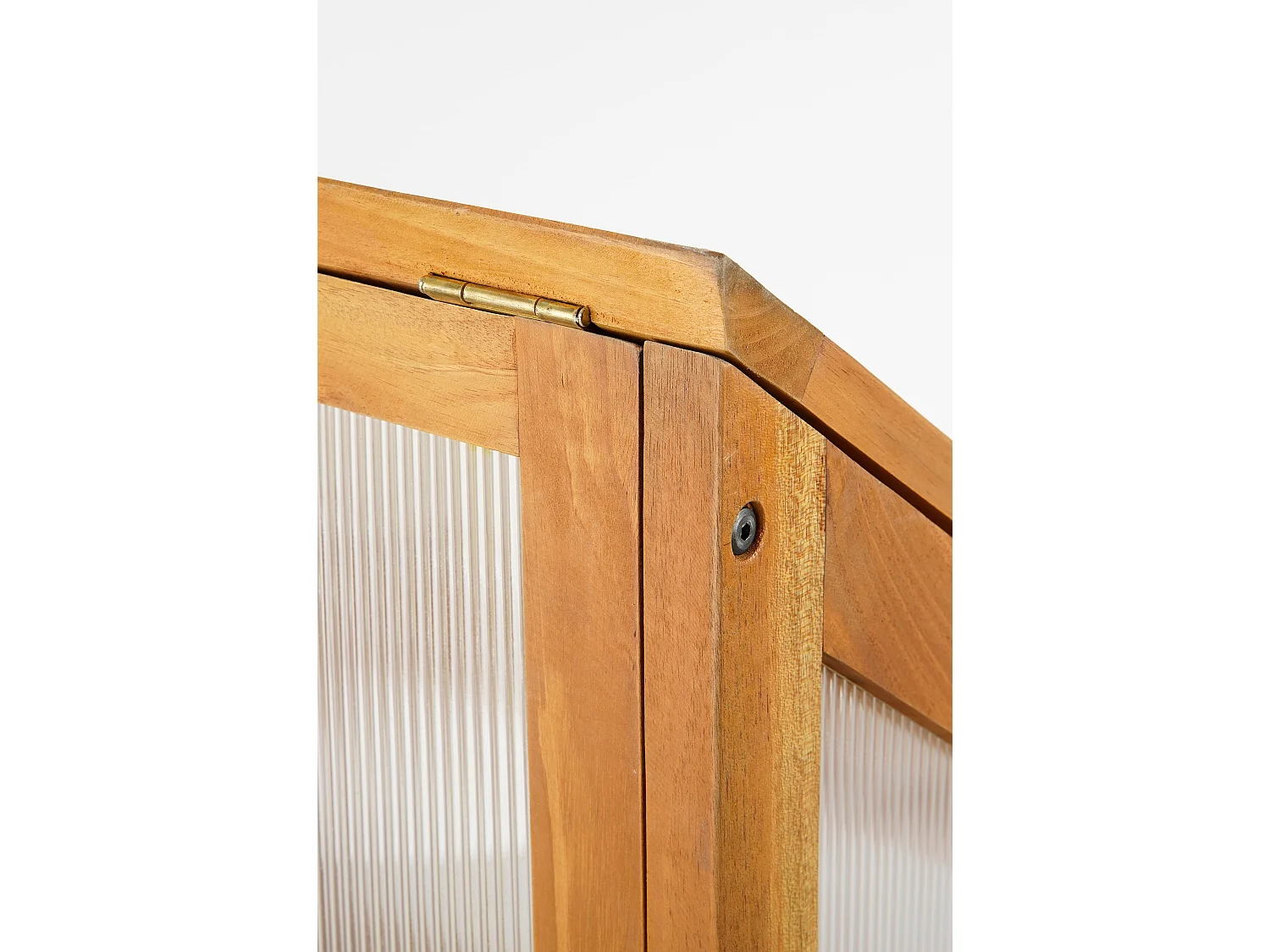 Serre en acajou et polycarbonate et pièces métals - 60 x 42 x 152 - Marron - CAMINIA