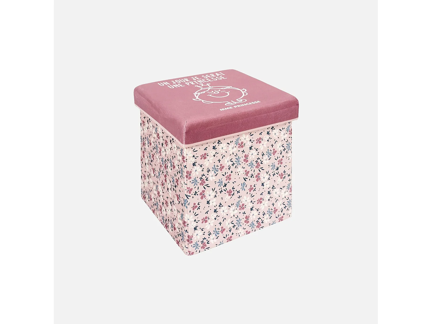 Lote de 2 taburetes infantiles - miss princesa rosa