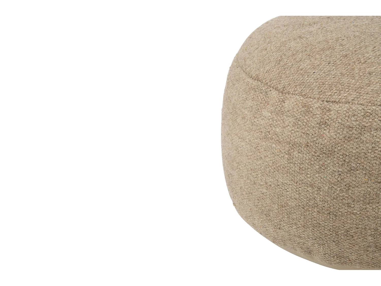 Pouf Design Pierre "Bali" 90cm Naturel