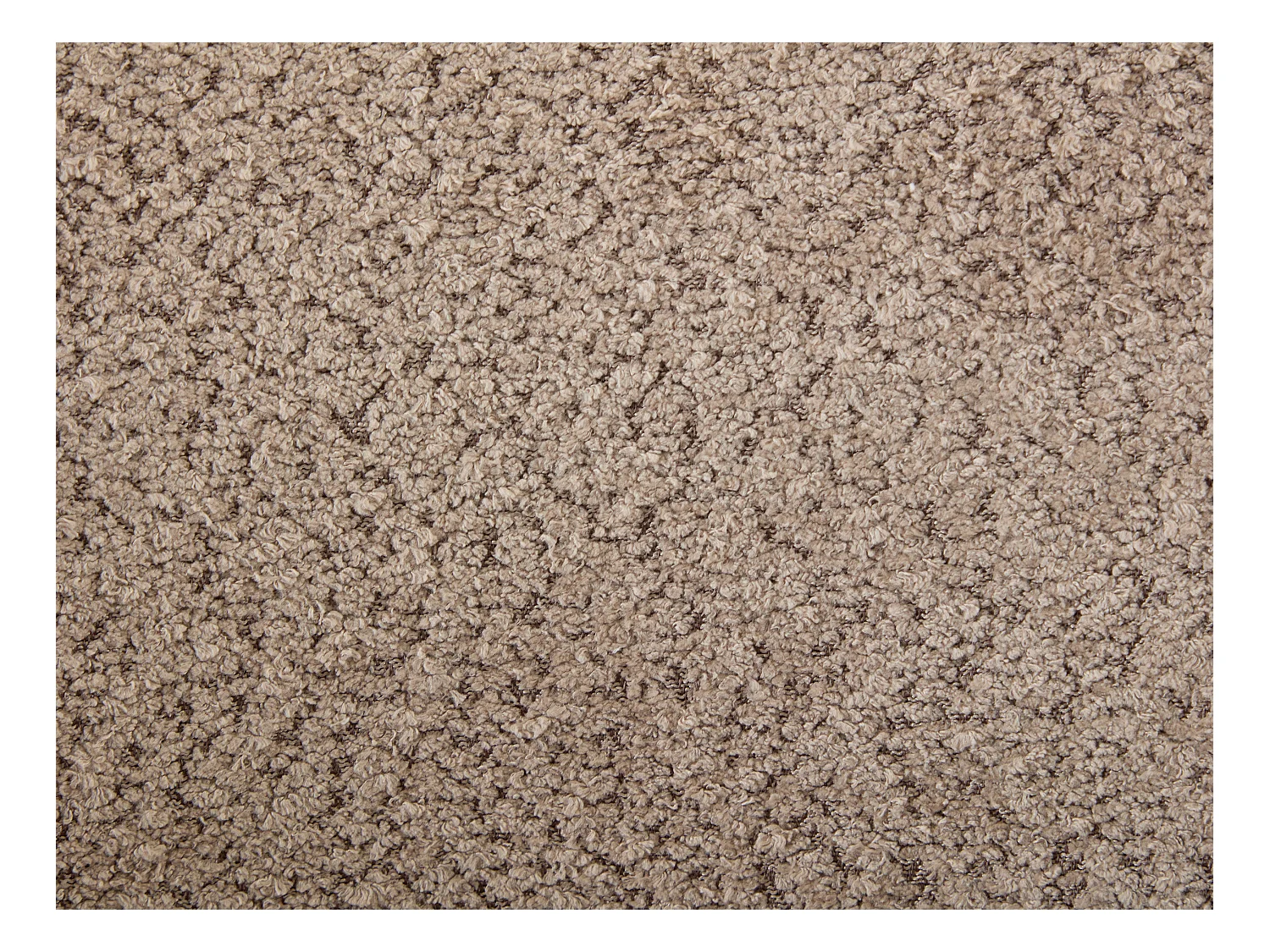 Set de 2 taburetes de bar de tela rizada y metal negro - Topo - TOYBA de Pascal Morabito