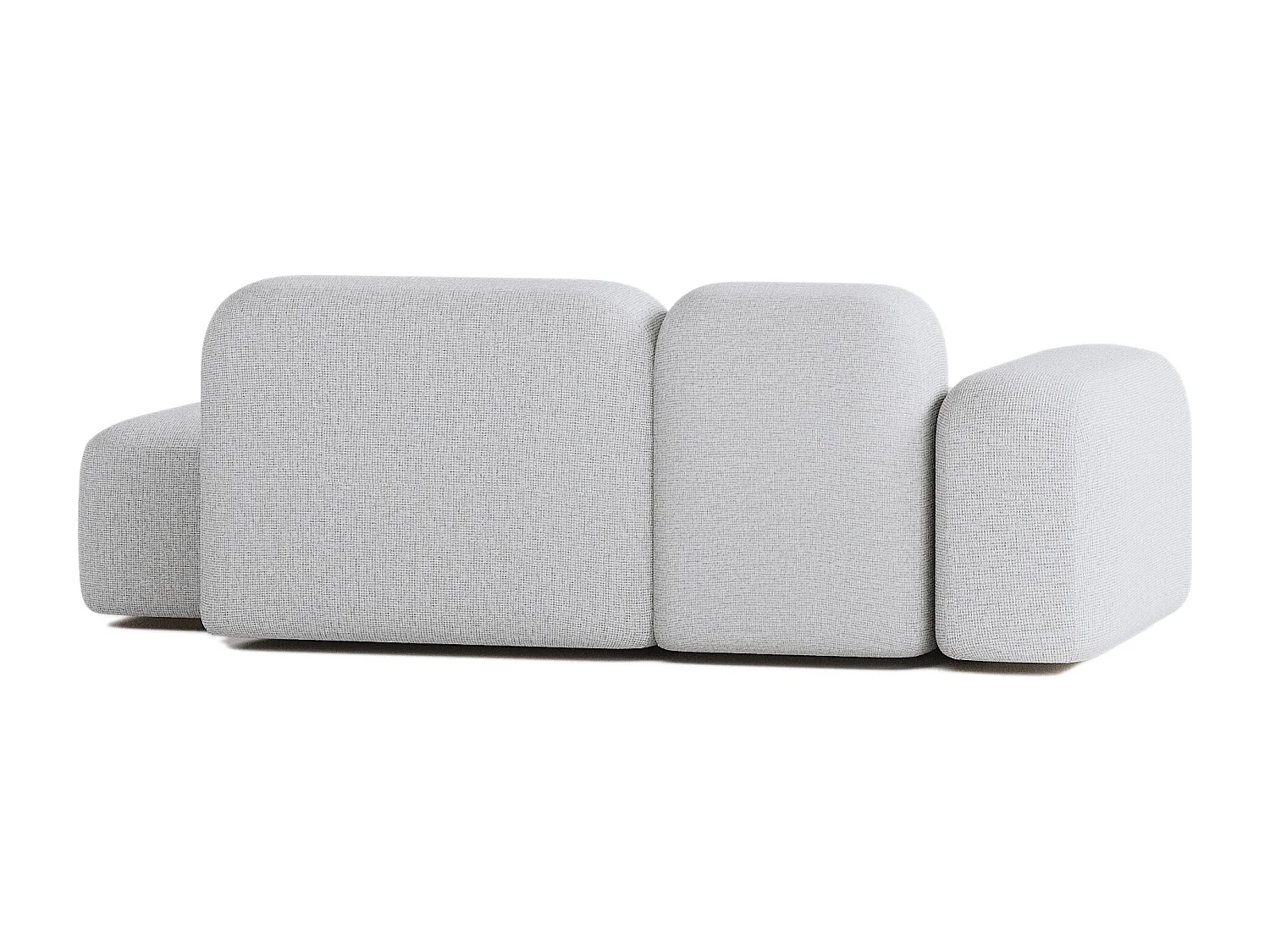 Max modulaire bank 2 zits lichtgrijs