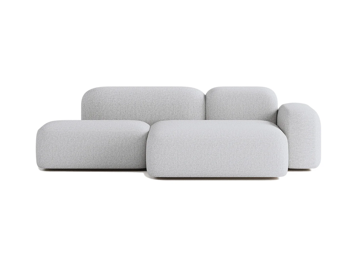 Max modulaire bank 3 zits lichtgrijs