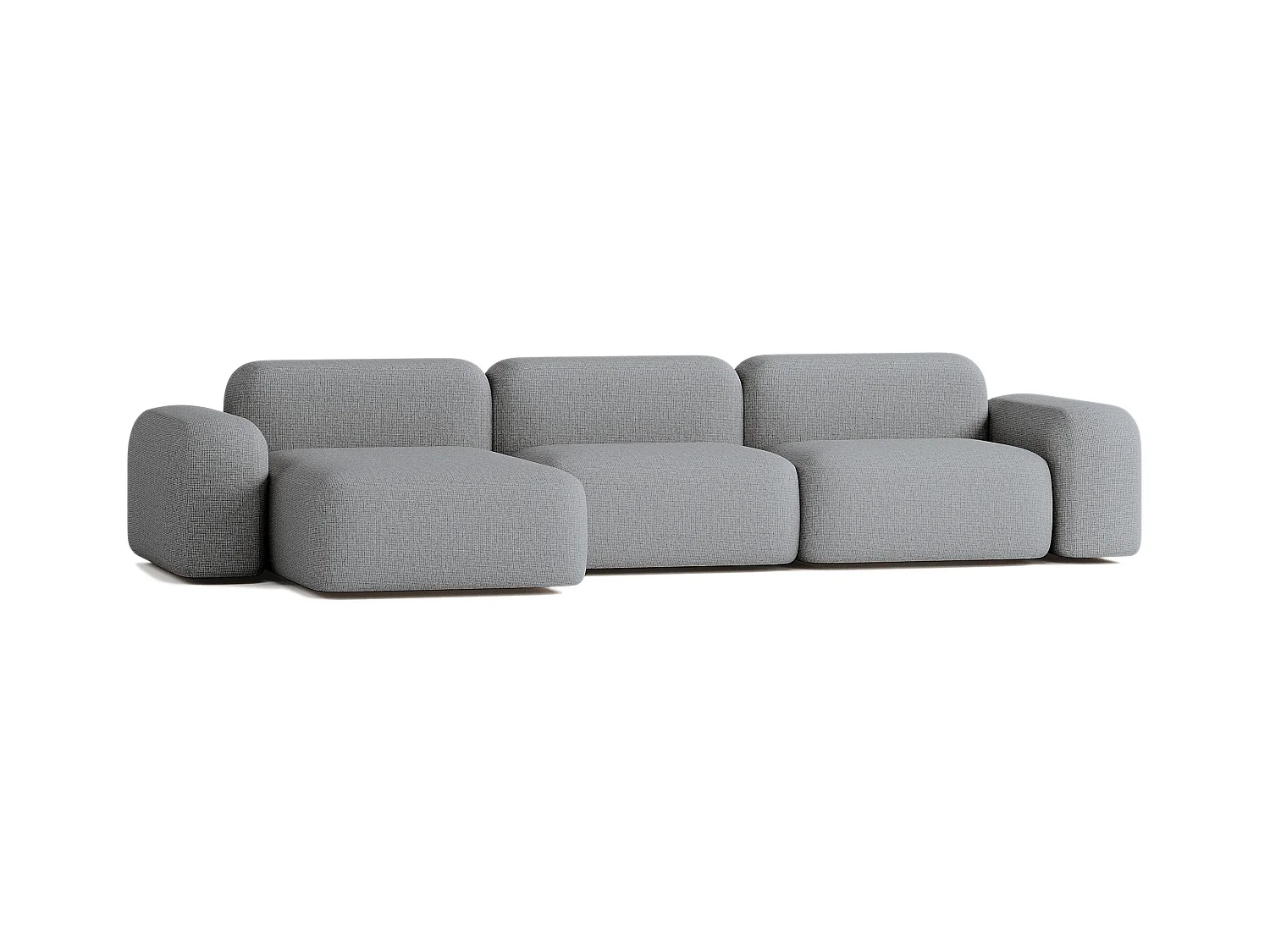 Max modulaire bank 5 zits donkergrijs