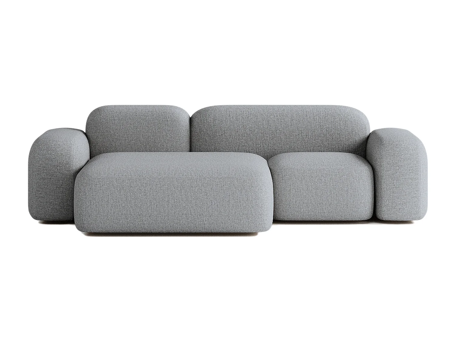 Max modulaire bank 3 zits donkergrijs