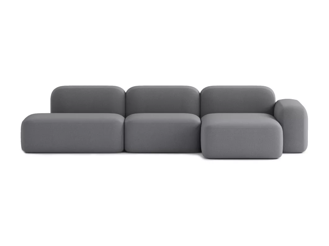 Kauf Unique 5-Sitzer-Ecksofa Max aus Stoff, dunkelgrau