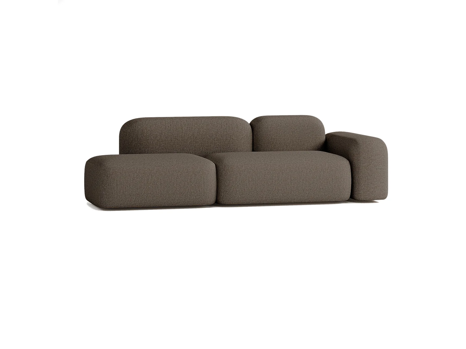 Max modulaire bank 3 zits bruin