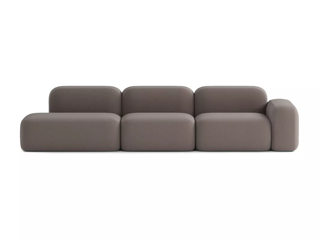 Kauf Unique 5-Sitzer-Ecksofa Max aus Stoff, braun