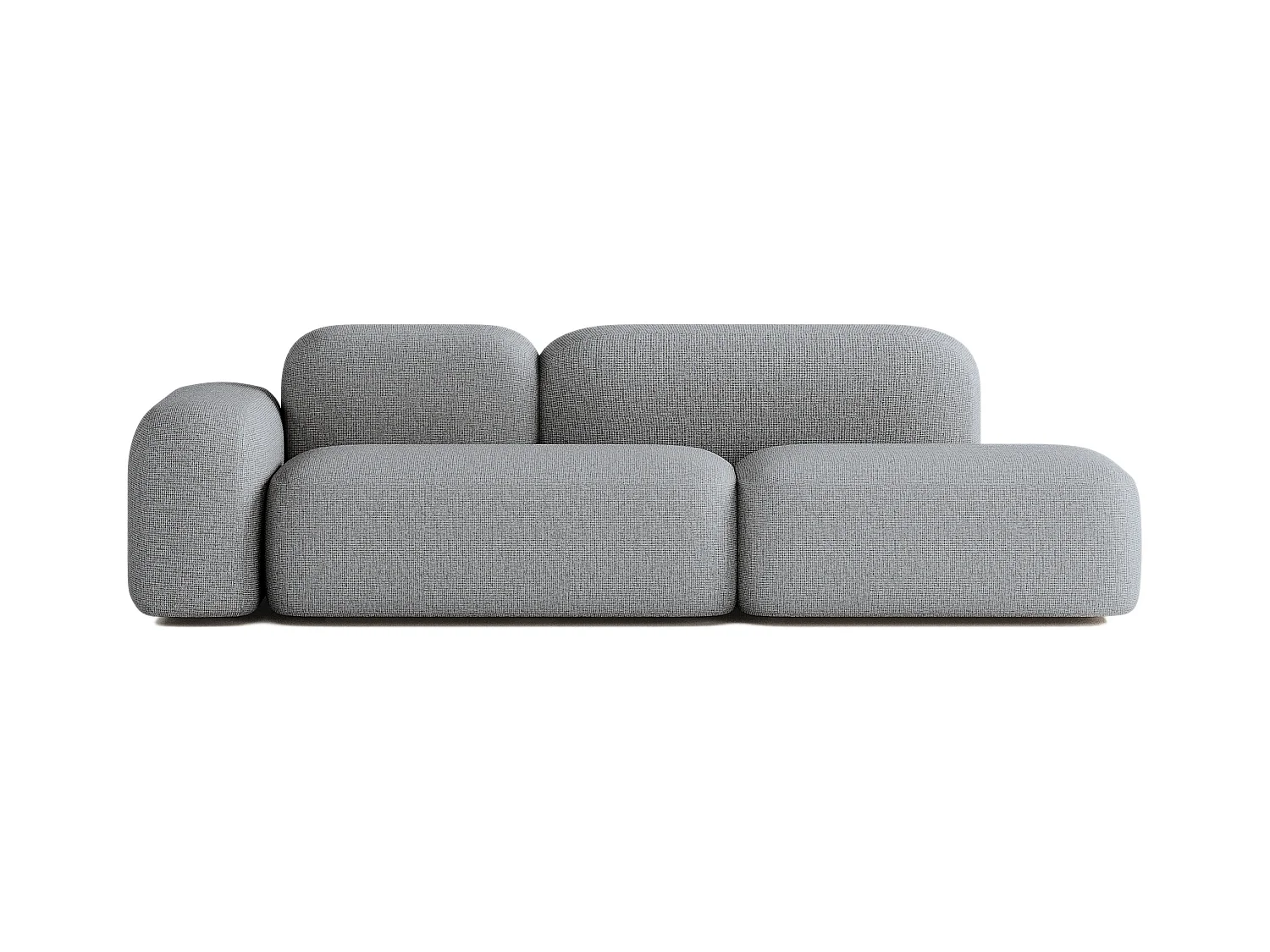 Max modulaire bank 3 zits donkergrijs