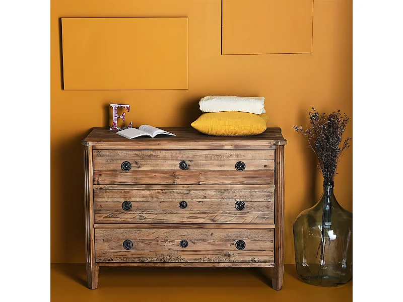 Commode 3 tiroirs Sidonie