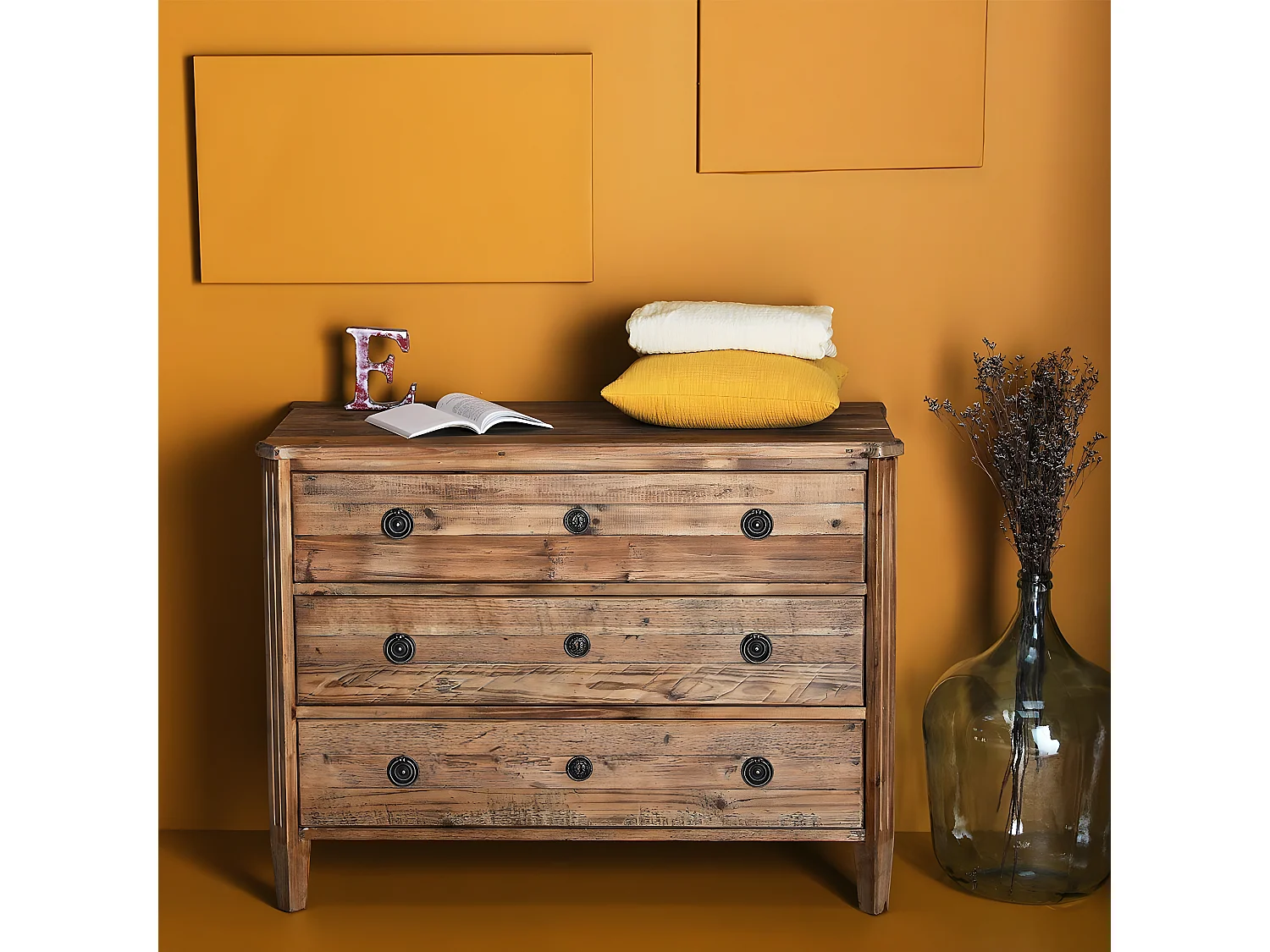 Commode 3 tiroirs Sidonie