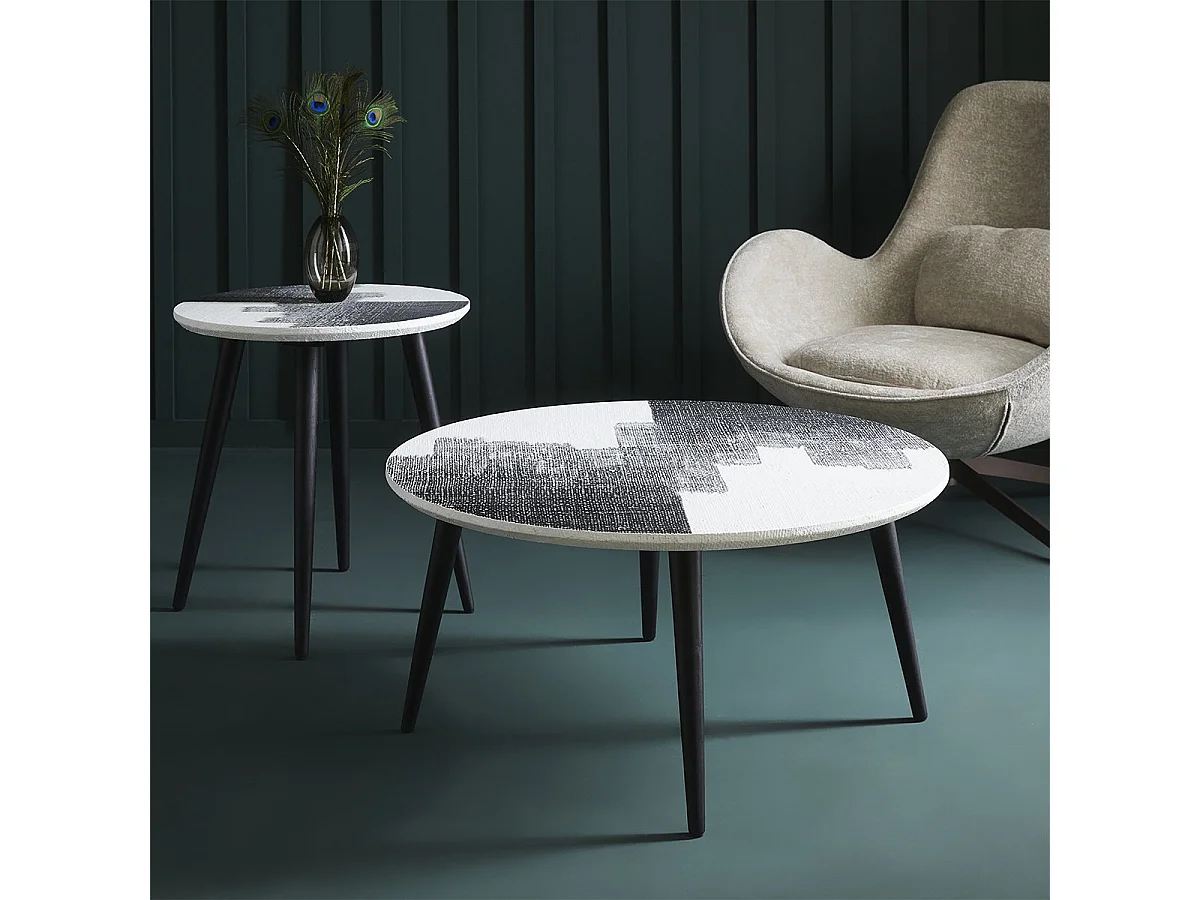 Salontafel Abstract - H 38cm