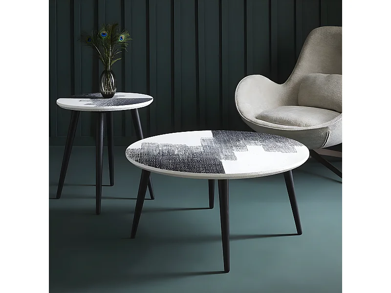 Salontafel Abstract - H 38cm