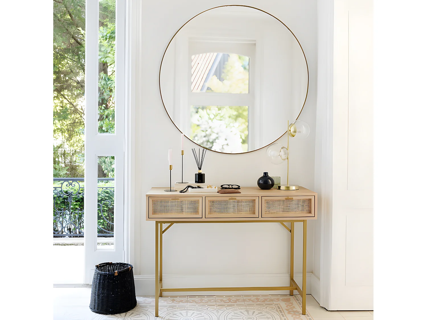 Miroir rond D110 Alice or Atmosphera