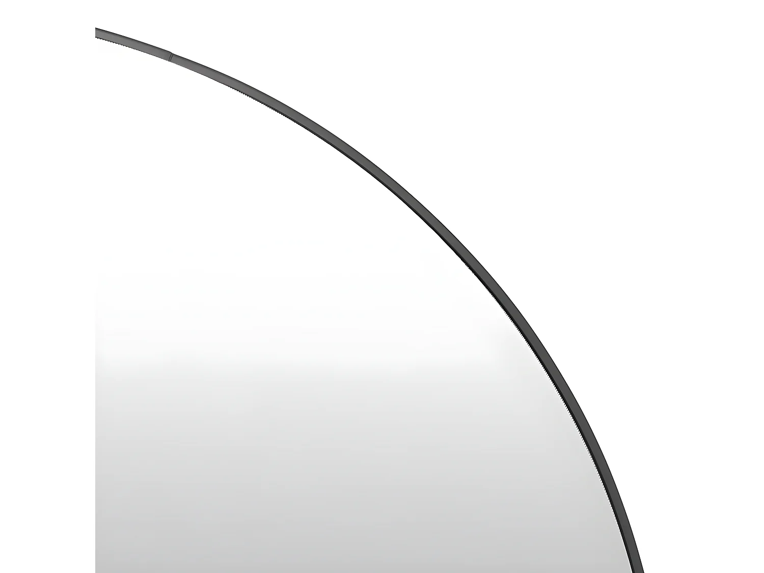 Miroir rond D110 Alice noir Atmosphera